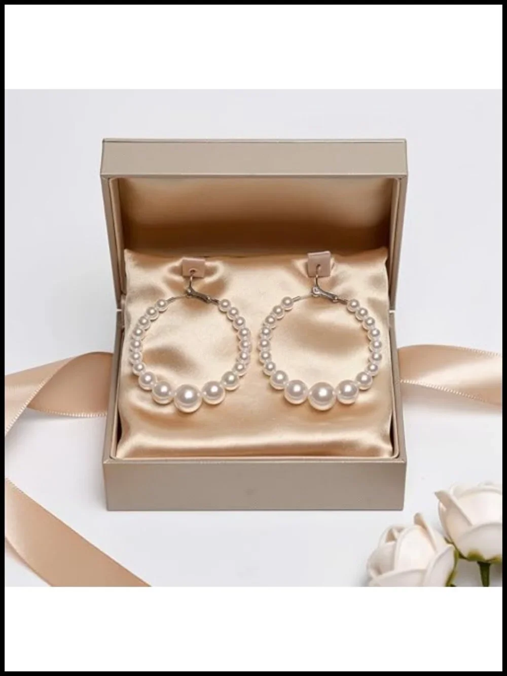 Hypoallergenic Stainless Steel Large Hoop Earrings Set for Women - Lightweight